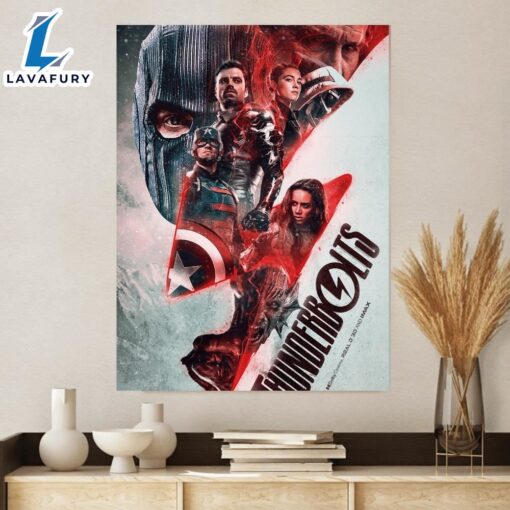 Thunderbolts 2024 Marvel Movie Canvas Poster