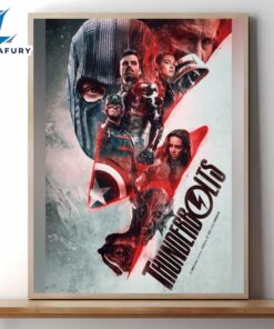 Thunderbolts 2024 Movie Marvel Home Decor Poster Canvas