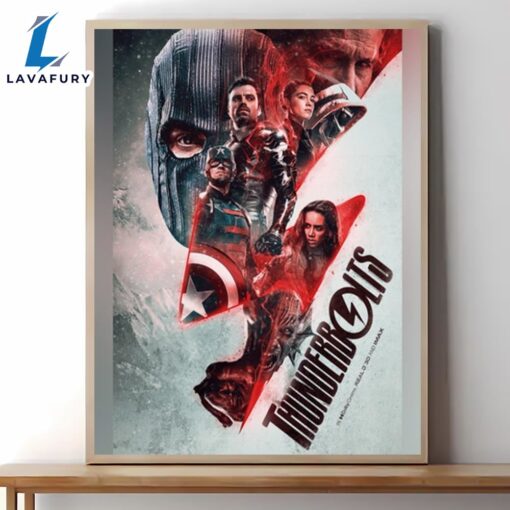 Thunderbolts 2024 Movie Marvel Home Decor Poster Canvas