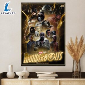 Thunderbolts Marvel Movie 2024 Poster…