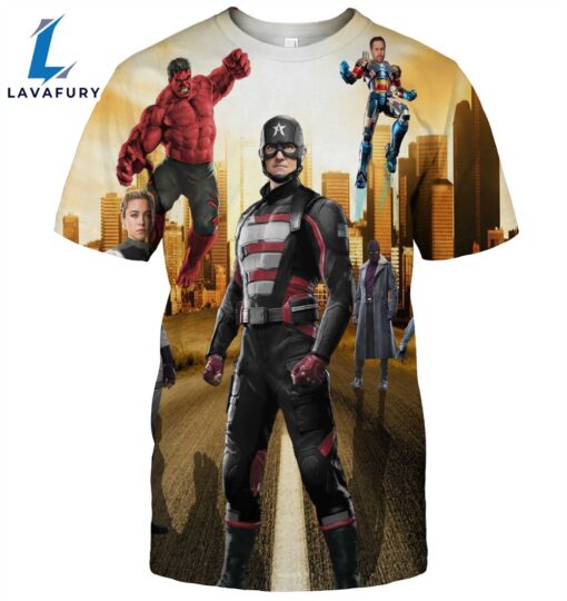 Thunderbolts Mcu Fan 2024 3d Shirt