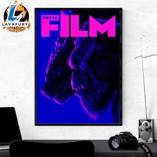 Total Film Godzilla x Kong The New Empire Cover Official Home Decor Poster Canvas