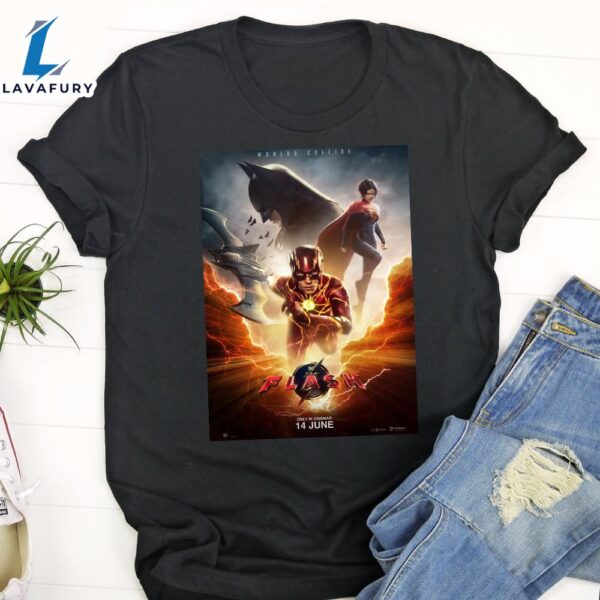 Warner Bros Released New The Flash Movie Black T-Shirt
