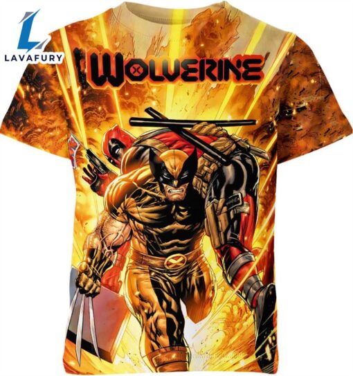 Wolverine Deadpool Marvel 2024 Comics Shirt