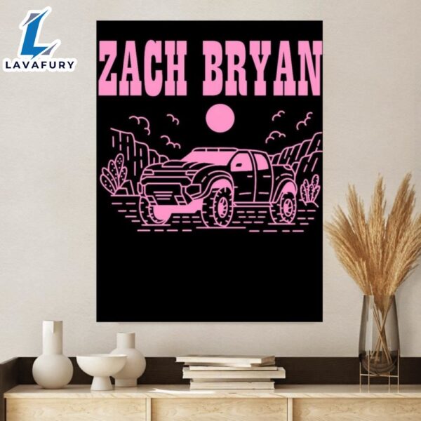 Zach Bryan Tour Music 2024 Posters Canvas