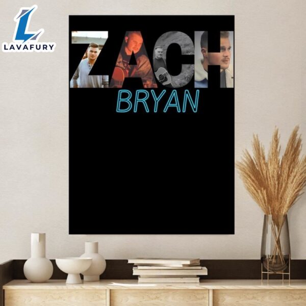 Zach Bryan Tour Posters 2024 Canvas