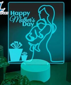 Ambesonne Mother’s Day 3d Led…