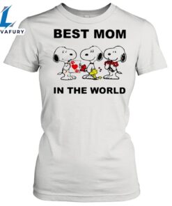 Best Mom In The World Snoopy Shirt