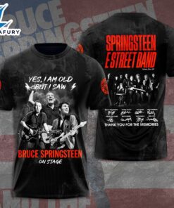 Bruce Springsteen E Street Band Tour 2024 All Over Print 3d Unisex T-Shirt