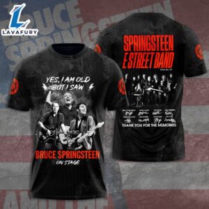 Bruce Springsteen E Street Band Tour 2024 All Over Print 3d Unisex T-Shirt