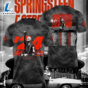 Bruce Springsteen E Street Band World Tour 2024 3d T Shirts