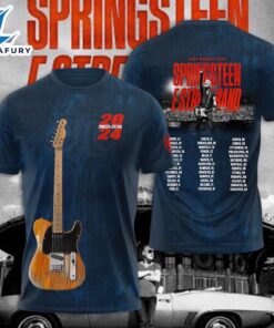 Bruce Springsteen & E Street Band World Tour 2024 3d T Shirts For Men Women