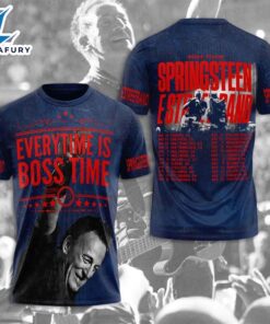 Bruce Springsteen Everytime Is Boss Time E Street Band World Tour 2024 T-Shirt