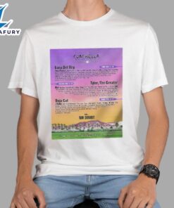 Coachella 2024 Lineup Poster April 12 To 21 2024 The Valley Music And Arts Festival Unisex T Shirt