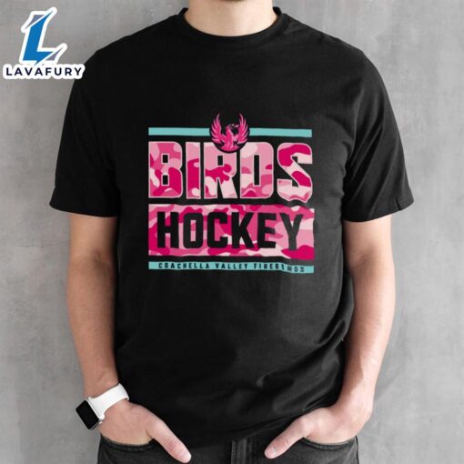 Coachella Valley Firebirds Pink In The Rink 2024 T Shirt