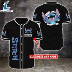 Disney Baseball Jersey Men Women Stitch Custom Stitch Baseball Jersey