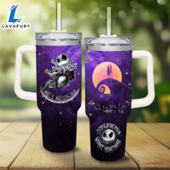 Disney Jack Skellington Castle Glitter…