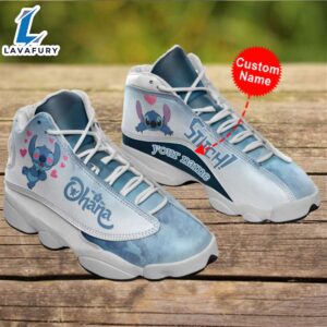 Disney Lilo And Stitch Personalized Name Air JD13 Sneakers Custom Shoes