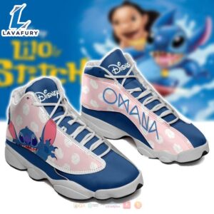 Disney Ohana Stitch Air Jordan 13 sneaker shoes