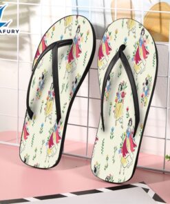 Disney Snow White And Dwarfs Pattern 2 Gift For Fan Flip Flop Shoes