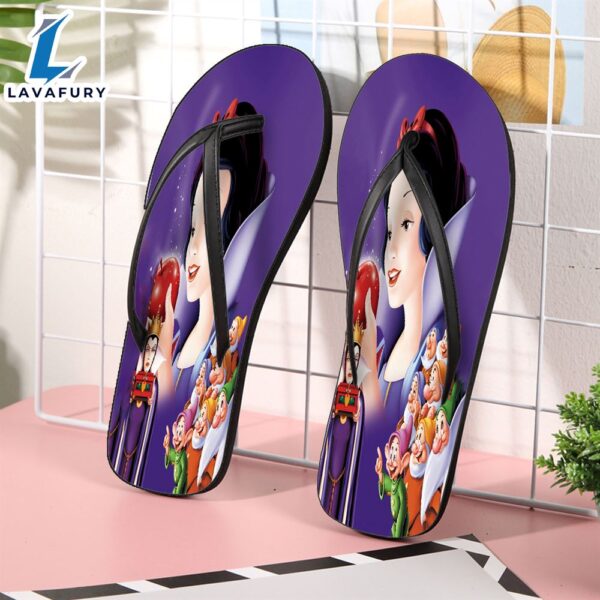 Disney Snow White and The Seven Dwarfs Gift For Fan Flip Flop Shoes
