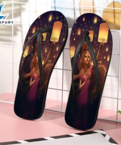 Disney Tangled Rapunzel Gift For Fan Flip Flop Shoes