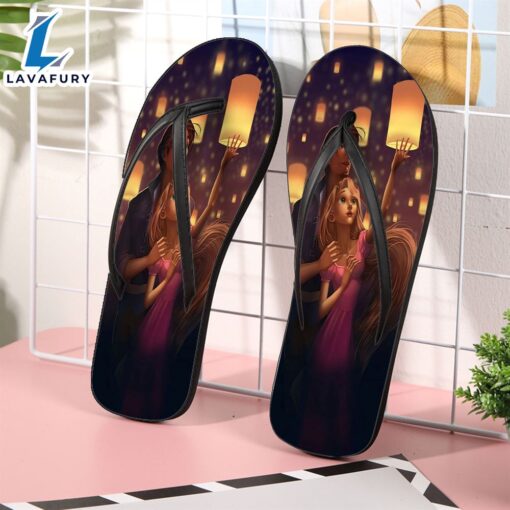 Disney Tangled Rapunzel Gift For Fan Flip Flop Shoes