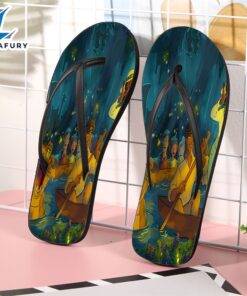 Disney The Princess And The Frog Tiana Bayou Adventure Gift For Fan Flip Flop Shoes