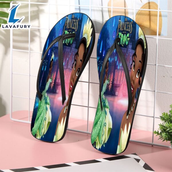 Disney The Princess And The Frog Tiana Gift For Fan Flip Flop Shoes