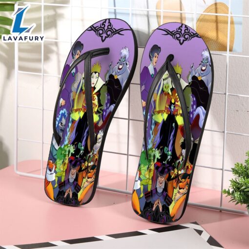 Disney Villains All Characters1 Gift For Fan Flip Flop Shoes