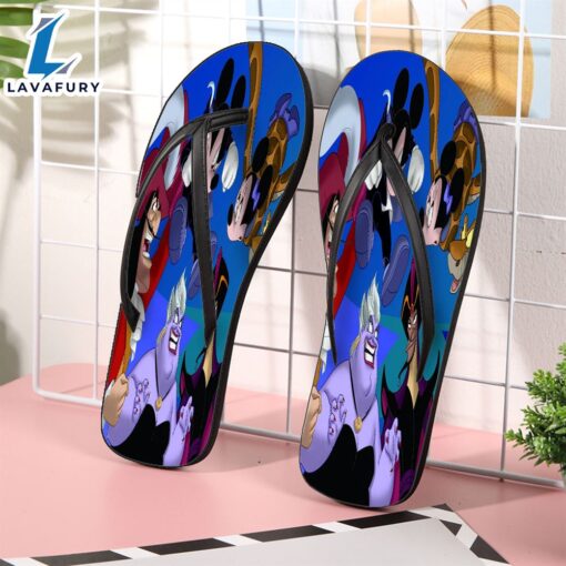 Disney Villains All Characters11 Gift For Fan Flip Flop Shoes