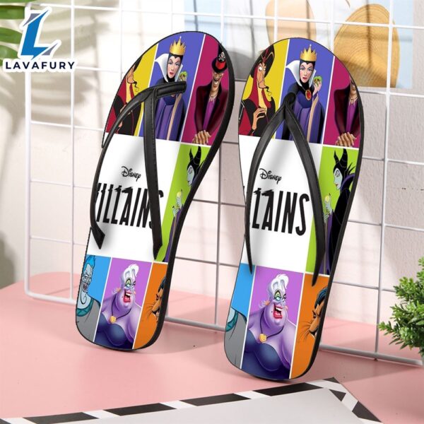 Disney Villains All Characters56 Gift For Fan Flip Flop Shoes