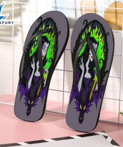 Disney Villains Maleficent Gift For Fan Flip Flop Shoes