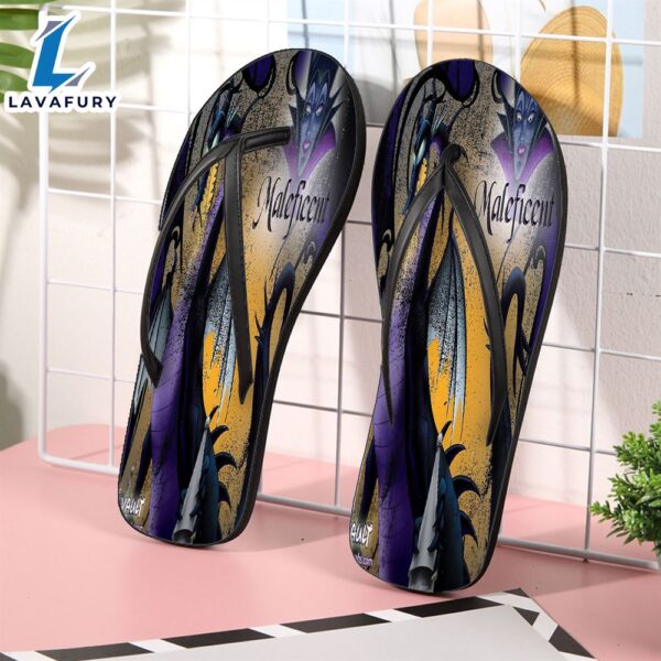Disney Villains Maleficent16 Gift For Fan Flip Flop Shoes