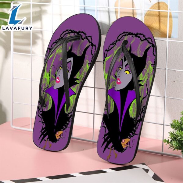 Disney Villains Maleficent23 Gift For Fan Flip Flop Shoes