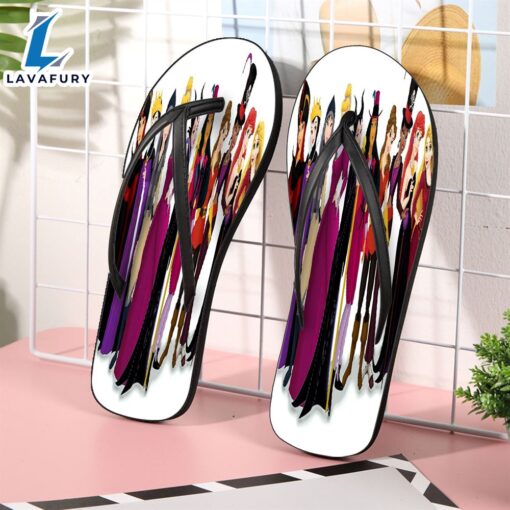 Disney Villains Princess Cosplay Gift For Fan Flip Flop Shoes