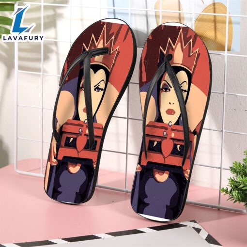 Disney Villains Queen Gift For Fan Flip Flop Shoes