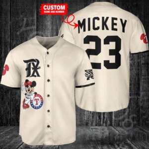 Free Personalized Mickey Mouse Baseball Jersey
