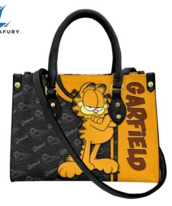 Garfield Pattern Premium Leather Handbag