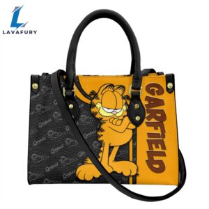 Garfield Pattern Premium Leather Handbag