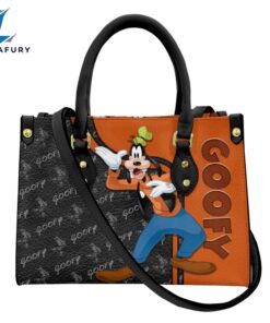 Goofy Pattern Premium Leather Handbag