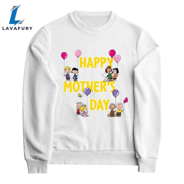 Happy Mother’s Day Charlie Brown And Snoopy Mom T-Shirt