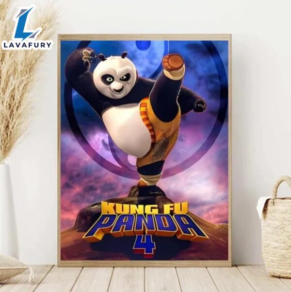 Kung Fu Panda 4 2024 Decor Poster