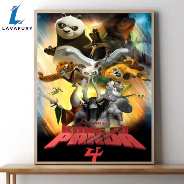 Kung Fu Panda 4 Decor Poster