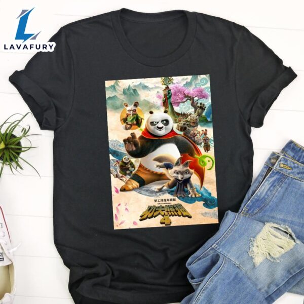 Kung Fu Panda 4 Movie Poster 2024 T-Shirt