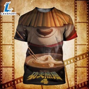 Kung Fu Panda 4 New Poster Chinese Version In Theaters On March 8 2024 Fan Gifts 3d Shirt
