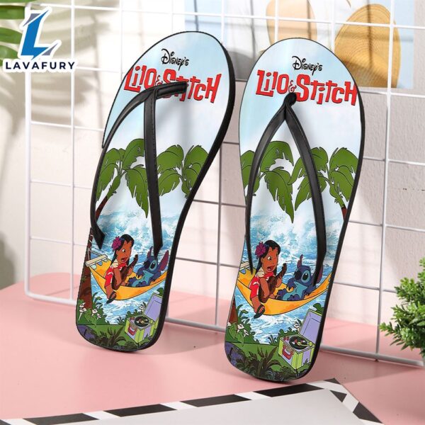 Lilo And Stitch 3D Gift For Fan Flip Flop Shoes