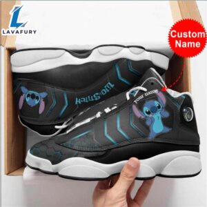 Lilo Stitch Personalized Name Air JD13 Sneakers Custom Shoes