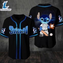 Love Stitch And Lilo Baseball Jersey Shirt