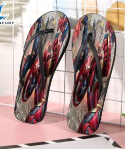 Marvel Avengers Civil War Gift For Fan Flip Flop Shoes